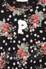 画像2: PINK HOUSE / Pロゴいちご柄カットソー  クロ O-26-09-24-082-LO-TO-OW-OS (2)