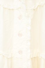 画像2: PINK HOUSE / コットンレース使い前開きスカート  アイボリー O-26-09-24-095-LO-SK-OW-OS (2)