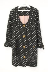 画像1: franche lippee black / ドット柄ジャケット M クロ O-26-09-24-016-LO-JA-IG-OS (1)