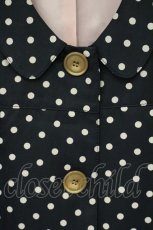 画像2: franche lippee black / ドット柄ジャケット M クロ O-26-09-24-016-LO-JA-IG-OS (2)