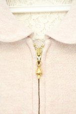 画像2: Franche Lippee / ラメ裏毛パーカー M 薄ピンク O-26-09-24-017-LO-TO-IG-OS (2)