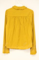 画像3: Franche Lippee / プチカラーフリルブラウス M マスタード O-26-09-24-021-LO-BL-IG-OS (3)