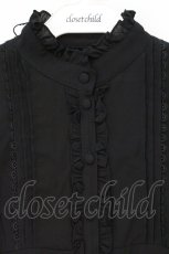 画像2: ATELIER PIERROT / Stand Collar Princess Sleeve Blouse  ブラック O-26-09-24-025-EL-BL-IG-OS (2)