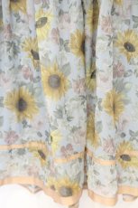 画像2: axes femme / ひまわり柄シアースカート M サックス O-26-09-25-005-AX-SK-OW-OS (2)