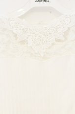 画像2: axes femme / チョーカー風ビスチェ切替プルオーバー M シロ O-26-09-25-048-AX-TO-OW-OS (2)