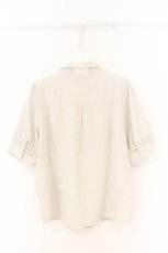 画像3: axes femme / 刺繍ネクタイ付ブラウス M ベージュ O-26-09-25-050-AX-BL-OW-OS (3)