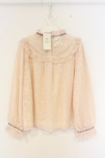 画像3: axes femme POETIQUE / レース×シフォンブラウス M ピンク O-26-09-25-068-AX-TO-OW-OS (3)
