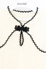 画像2: axes femme / チャイナ風レーストップス F キナリ O-26-09-25-073-AX-TO-OW-OS (2)