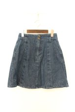 画像1: axes femme / 刺繍入りデニムミニスカート F インディゴ O-26-09-25-009-AX-SK-OW-OS (1)