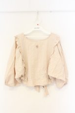 画像1: axes femme POETIQUE / 2WAYブラウス M キナリ O-26-09-25-086-AX-TO-OW-OS (1)