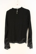 画像3: axes femme POETIQUE / チョーカーデザインテレコトップス M クロ O-26-09-25-092-AX-TO-OW-OS (3)