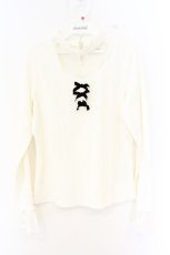 画像1: axes femme POETIQUE / チョーカーデザインテレコトップス M キナリ O-26-09-25-094-AX-TO-OW-OS (1)