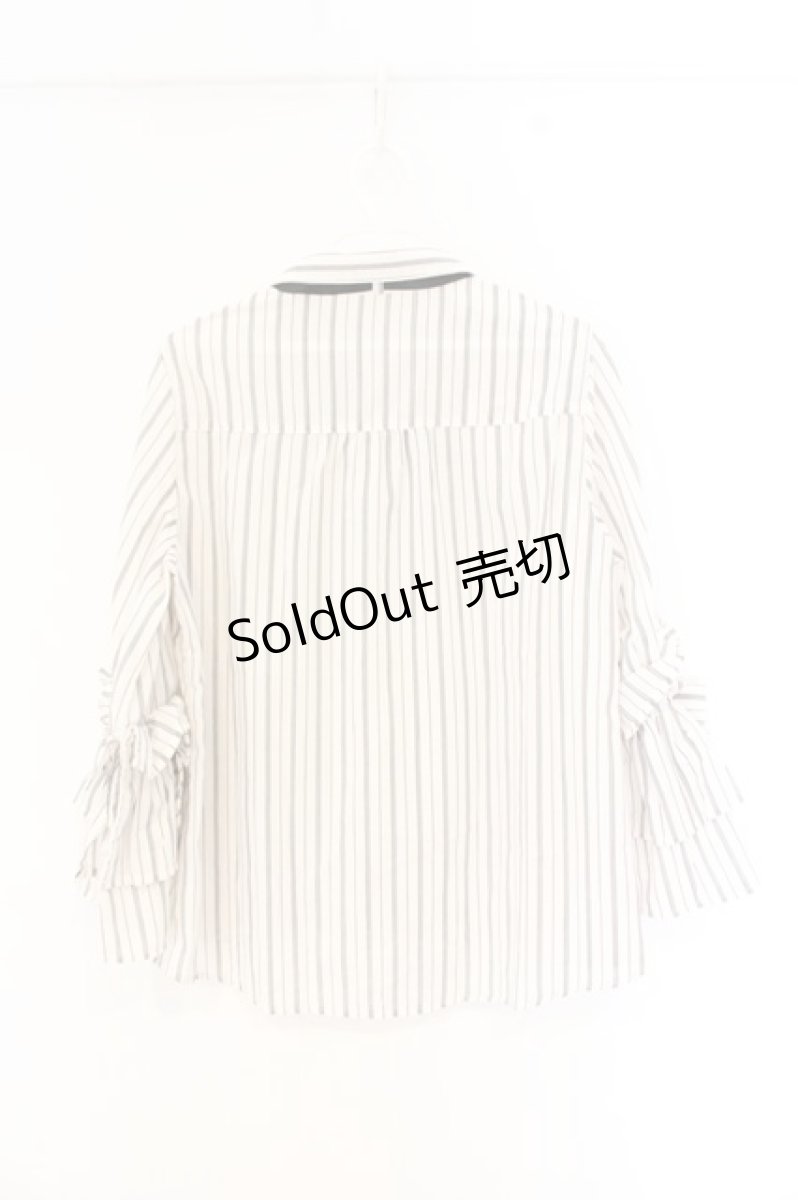 画像3: axes femme POETIQUE / ボリューム袖ブラウス M キナリ O-26-09-25-101-AX-BL-OW-OS (3)