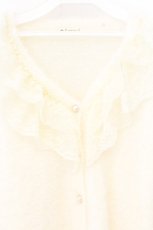 画像2: axes femme / レース襟フェザーニット F キナリ O-26-09-25-107-AX-TO-OW-OS (2)