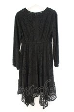 画像3: axes femme NOSTALGIE / 胸元刺繍レースワンピース M クロ O-26-09-25-023-AX-OP-OW-OS (3)