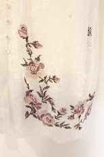 画像2: axes femme NOSTALGIE / 薔薇刺繍レースワンピース M シロ O-26-09-25-024-AX-OP-OW-OS (2)