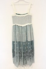 画像3: axes femme / グラデーション2wayワンピース M グリーン系 O-26-09-25-029-AX-OP-OW-OS (3)