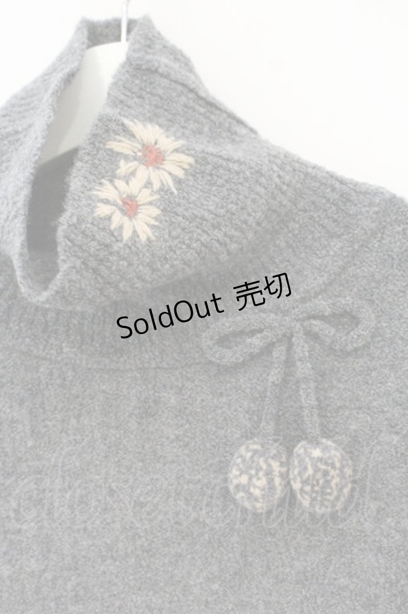 画像2: ILY a LONG TEMPS / ニットワンピース  グレー O-26-09-26-037-LO-OP-IG-OS (2)
