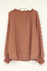 画像3: axes femme / ハイネックレース袖ブラウス F オレンジ O-26-09-26-047-AX-TO-IG-OS (3)