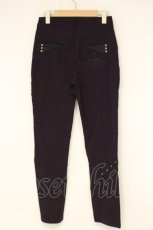 画像4: Ozz Croce / バイカラーベルテッドパンツ  パープル×グレー O-26-09-26-057-OO-PA-IG-OS (4)