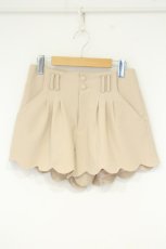 画像1: Amavel / 裾スカラップショートパンツ  ベージュ O-26-09-26-060-CA-PA-OW-OS (1)