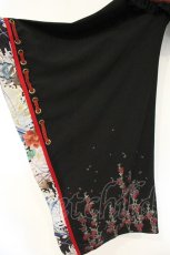 画像4: Ozz oneste / 菊華蝶着物袖ボレロ  ブラック×レッド O-26-09-26-073-OO-JA-IG-OS (4)