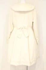 画像5: Amavel / Message Embroideryリボンコート  アイボリー O-26-09-26-089-CA-OP-IG-OS (5)