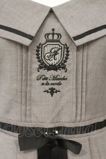 画像2: Amavel / 刺繍入りセーラージャンパースカート  グレー O-26-09-26-090-CA-OP-IG-OS (2)