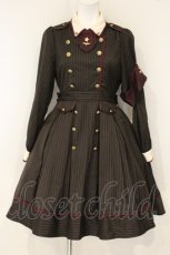 画像1: Amavel / 革命家のミリタリーワンピース  ブラウン O-26-09-26-094-CA-OP-IG-OS (1)