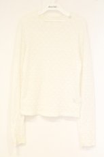 画像1: merry jenny / floralストレッチレースtops　トップス F シロ O-26-09-26-012-LO-TO-OW-OS (1)