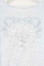 画像2: merry jenny / おどるうさぎのシャーリングTee　Tシャツ F サックス O-26-09-26-014-LO-TO-OW-OS (2)