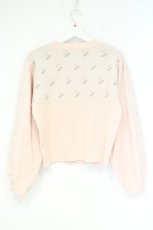 画像4: Candy Stripper / RABBIT FLOWER KNIT CARDIGAN（ラビットフラワーニットカーディガン） F ピンク O-26-09-26-016-PU-TO-OW-OS (4)