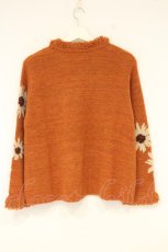 画像3: ILY a LONG TEMPS / マーガレットニット  オレンジ O-26-09-26-025-LO-TO-IG-OS (3)