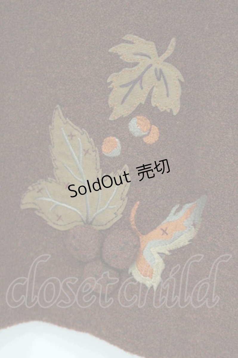 画像2: ILY a LONG TEMPS / きのみモチーフニット  ブラウン O-26-09-26-026-LO-TO-IG-OS (2)