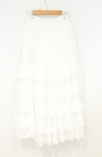 画像2: ATELIER PIERROT / Midnight Cascade Long Skirt　スカート  ホワイト O-26-09-27-025-EL-SK-OW-OS (2)