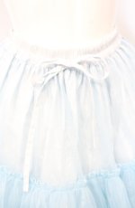 画像3: metamorphose / オーガンジーフリルパニエ  サックス O-26-09-27-028-ME-SK-OW-OS (3)
