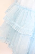 画像4: metamorphose / オーガンジーフリルパニエ  サックス O-26-09-27-028-ME-SK-OW-OS (4)