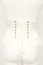 画像2: ATELIER PIERROT / Frill Short Corset コルセット  ホワイト O-26-09-27-029-EL-TO-OW-OS (2)