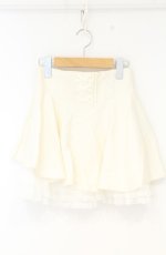 画像1: LIZ LISA / 3つリボン起毛ミニスカート  オフシロ O-26-09-27-035-LO-SK-OW-OS (1)