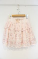 画像1: LIZ LISA / リボンローズシフォンスカパン  ピンク O-26-09-27-044-LO-PA-OW-OS (1)