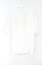 画像2: an another angelus / スカーフ風ラッフルリボンタイ付きブラウス F オフシロ O-26-09-27-053-CA-BL-OW-OS (2)