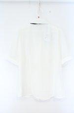 画像2: an another angelus / ピンタックヨークリボン付きシャツ F シロ×クロ O-26-09-27-062-CA-BL-OW-OS (2)