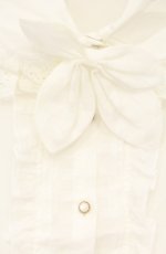 画像2: LIZ LISA / シアーリボンブラウス  シロ O-26-09-27-011-LO-BL-OW-OS (2)