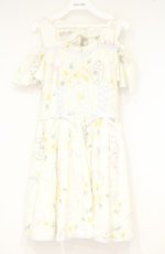 画像1: LIZ LISA / ストライプマーガレットワンピース  イエロー O-26-09-27-016-LO-OP-OW-OS (1)