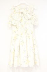 画像4: LIZ LISA / ストライプマーガレットワンピース  イエロー O-26-09-27-016-LO-OP-OW-OS (4)
