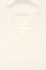 画像2: Franche Lippee / レース切り替えタンクトップ M シロ O-26-09-28-030-LO-TO-OW-OS (2)