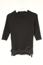画像1: Franche Lippee / リボンラメニットプルオーバー M クロ O-26-09-28-033-LO-TO-OW-OS (1)