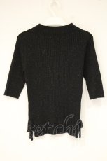 画像3: Franche Lippee / リボンラメニットプルオーバー M クロ O-26-09-28-033-LO-TO-OW-OS (3)