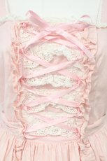 画像2: Angelic Pretty / フリルレース重ねジャンパースカート【旧タグ】  ピンク O-26-09-28-038-AP-JA-IG-OS (2)
