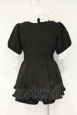 画像4: Rojita / リボンロゴ入りサイドバックルセットアップ  クロ×シロ O-26-09-28-049-LO-OP-IG-OS (4)